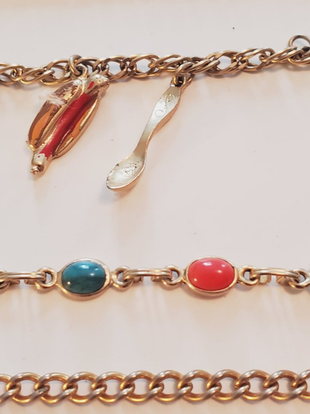 7 Bracelets, items # A-2559-2565., wt. 105 grams. - Picture 4 of 16